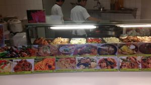 dishes are shown in pictures at Talalask - Central World Mall in Bangkok