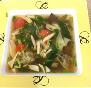 Tom Yum Vegetarian  at Talalask - Central World Mall in Bangkok