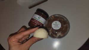 Vegan Macaron, vegan tiramisu, vegan chocolate hazelnut butter at Cleanse & Glow in Riyadh