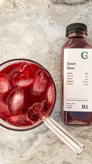 Beet juice  at Cleanse & Glow in Riyadh