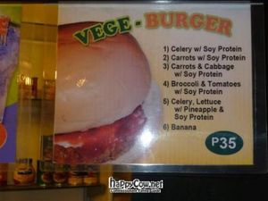 6 different kinds of burgers. We tried 3 kinds, they were all OK. Only PhP 35! at Newpost in Iloilo City