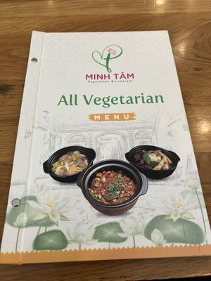menu   at Chay Minh Tâm in Phu Quoc