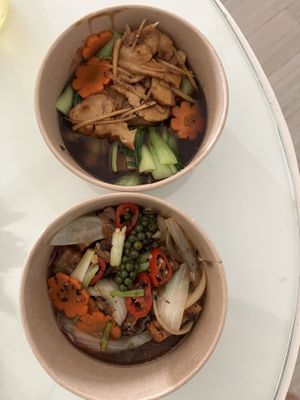 vegan duck + vegan pork takeaway   at Chay Minh Tâm in Phu Quoc