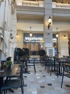 Outside   at Wagamama - Vendome Mall in Doha