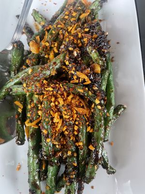 Blistered green beans—recommend  at Tyger Tyger in Seattle