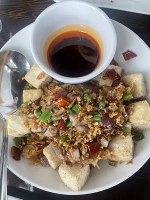 Salt & pepper tofu  at Tyger Tyger in Seattle