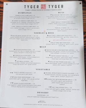  at Tyger Tyger in Seattle