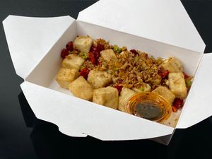 salt + pepper tofu (takeout) at Tyger Tyger in Seattle