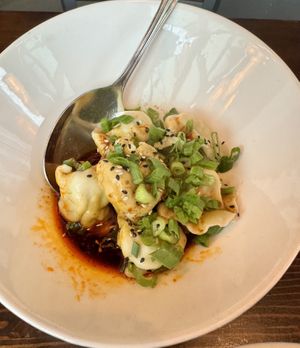 Carrot and Cabbage Dumplings   at Tyger Tyger in Seattle
