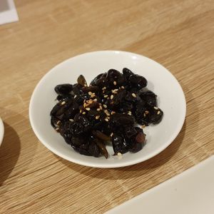 Black beans at MukBap in London