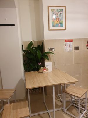 Seating at MukBap in London