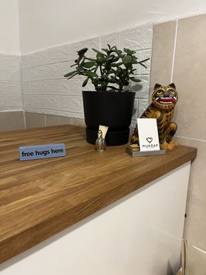 Free hugs  at MukBap in London