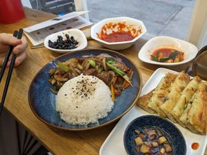 Beef bulgogi at MukBap in London