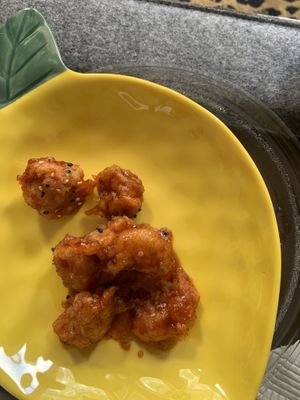 Sweet chilli fried chicken  at MukBap in London