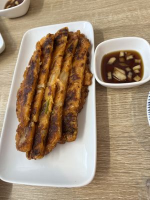 Kimchi pancake   at MukBap in London