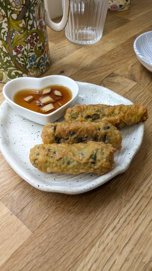 Seaweed rolls at MukBap in London