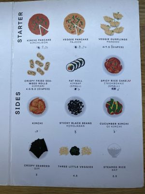 Menu (September 2024)  at MukBap in London