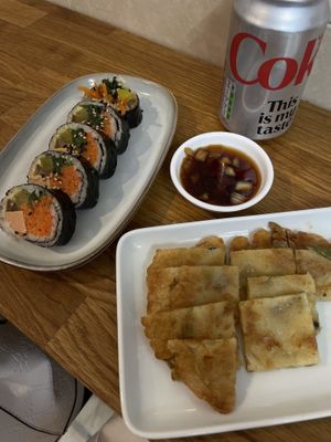 파전 and 김밥  at MukBap in London