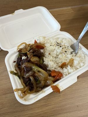 Beef bulgogi  at MukBap in London