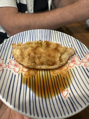 Kimchi fried dumplings   at MukBap in London