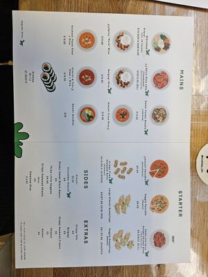 Menu at MukBap in London
