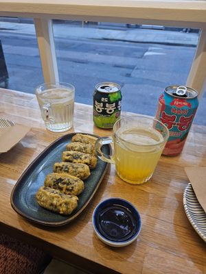 Crispy Fried Seaweed Rolls at MukBap in London