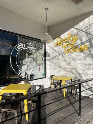Outside  at Lucky Goose  in Albuquerque