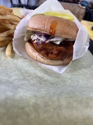 Buffalo Chickn Sandwich   at Lucky Goose  in Albuquerque