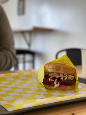 Lucky chick’n - BBQ at Lucky Goose  in Albuquerque