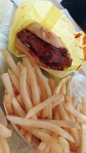 Lucky chick'n bbq at Lucky Goose  in Albuquerque