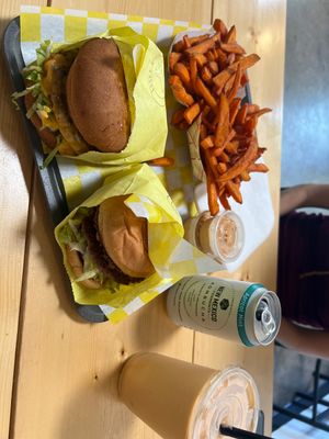 Deliciously messy!  at Lucky Goose  in Albuquerque