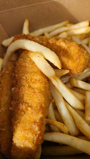 Chickn tenders at Lucky Goose  in Albuquerque