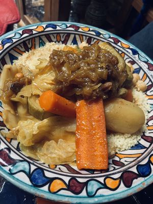 Couscous légumes   at Salon de Te in Cordoba