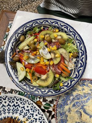 Zaida salad  at Salon de Te in Cordoba