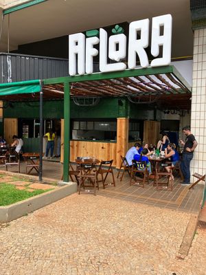 Main entrance  at Aflora Gastrobar in Brasilia