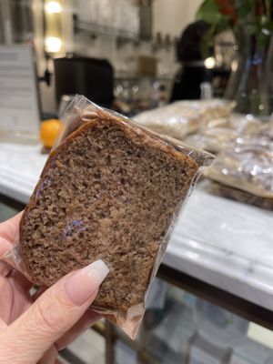 Vegan banana bread   at Hagen in London