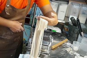 house made wheat noodles - 100% plant based at Noodles Now in Koh Samui