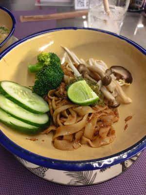 Lemongrass noodles at Noodles Now in Koh Samui