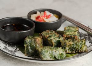 Guichai Tod - Garlic Chive Snacks at Noodles Now in Koh Samui