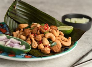 Thai Cashew Nut Salad at Noodles Now in Koh Samui