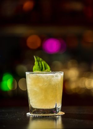 Basil Meet Ginny Cocktail at Noodles Now in Koh Samui