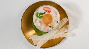 Chilled Galangal and Coconut Soup at Noodles Now in Koh Samui