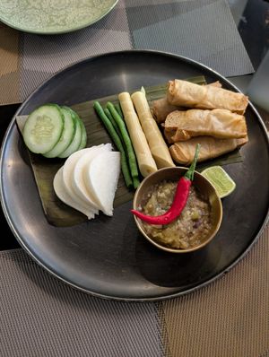 A6 smoked tofu sticks at Noodles Now in Koh Samui