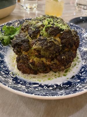 Jerk cauliflower  at Kann in Portland