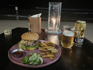 Jackfruit Burger  at A++ in Mirissa