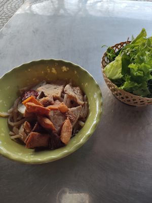 Cao lau at Quán Chay Tinh Tam - Vegan Restaurant Hoi An in Hoi An