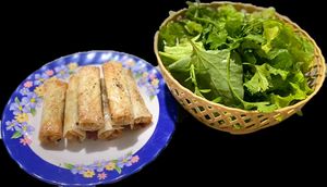Vegan Springroll - 30.000vnd at Quán Chay Tinh Tam - Vegan Restaurant Hoi An in Hoi An