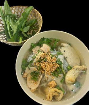 Vegan Phở (Famous noodle in Viet Nam) - 30.000vnd at Quán Chay Tinh Tam - Vegan Restaurant Hoi An in Hoi An
