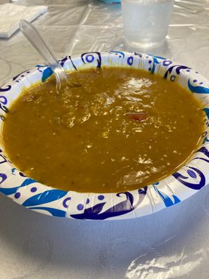 Indian Dal  at Living Well Vegetarian Restaurant in Huntingdon