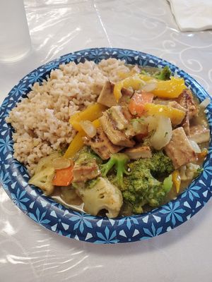 Beautiful and Great flavor at Living Well Vegetarian Restaurant in Huntingdon